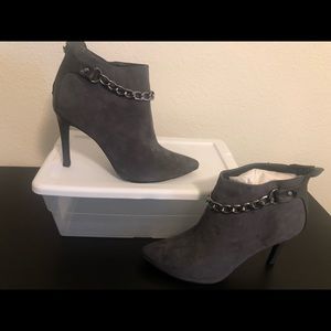 Suede Ankle Boots (faux)
